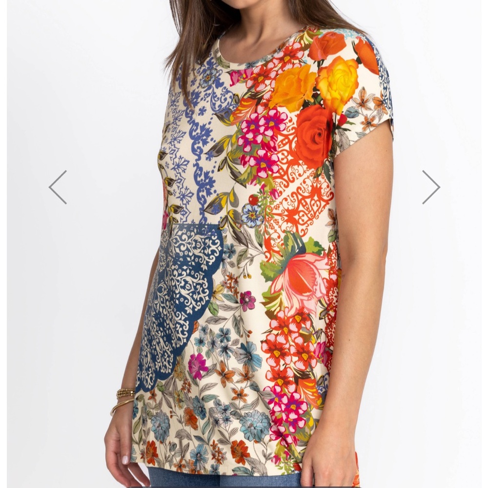 JOHNNY WAS TANGO RELAXED DOLMAN SLEEVE TUNIC